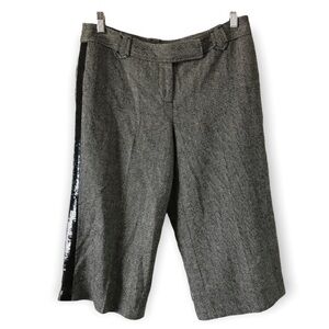 Ann Taylor loft petites tweed tuxedo cargo cut pants